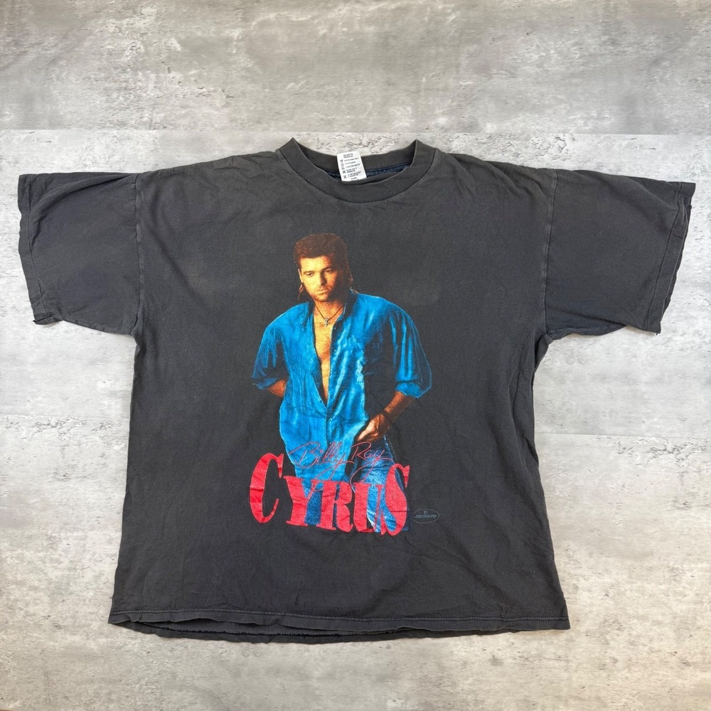 Vintage 1994 Billy Ray Cyrus I Ain't Your Dog No More Tour T-Shirt Black XL 90s